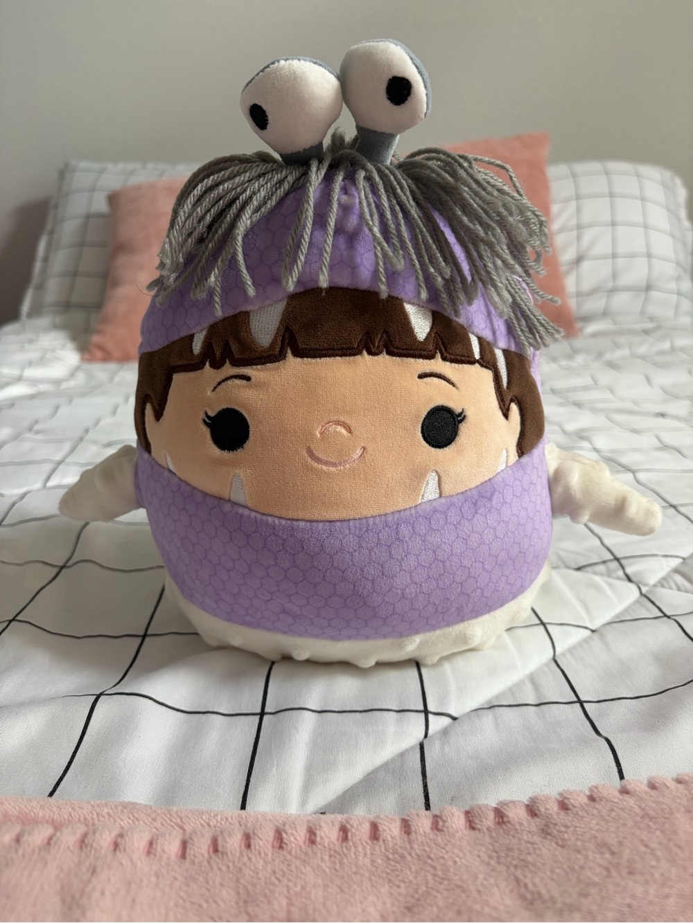Squishmallows Boo monsters inc- purple and Gray Monster Costume